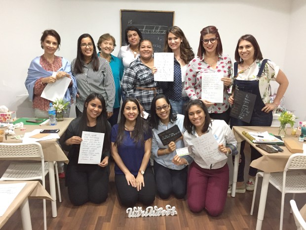 Grupo Taller Caligrafia Junio