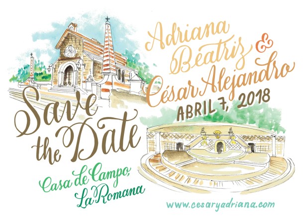 Save the Date Adriana y Cesar